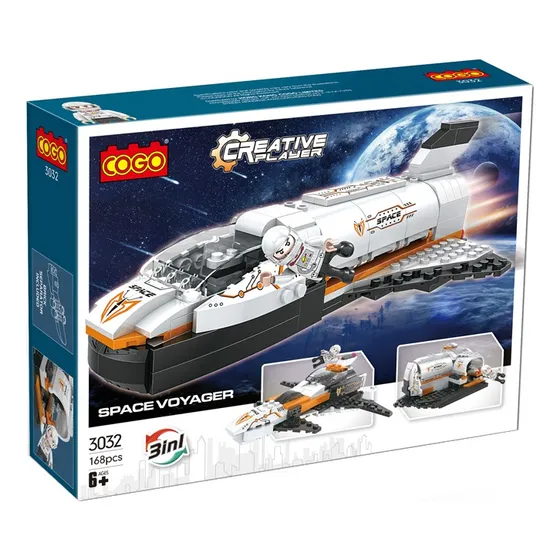 Cogo 3032 Juegos De Construcción De Naves Espaciales 3 En 1, Juguete
