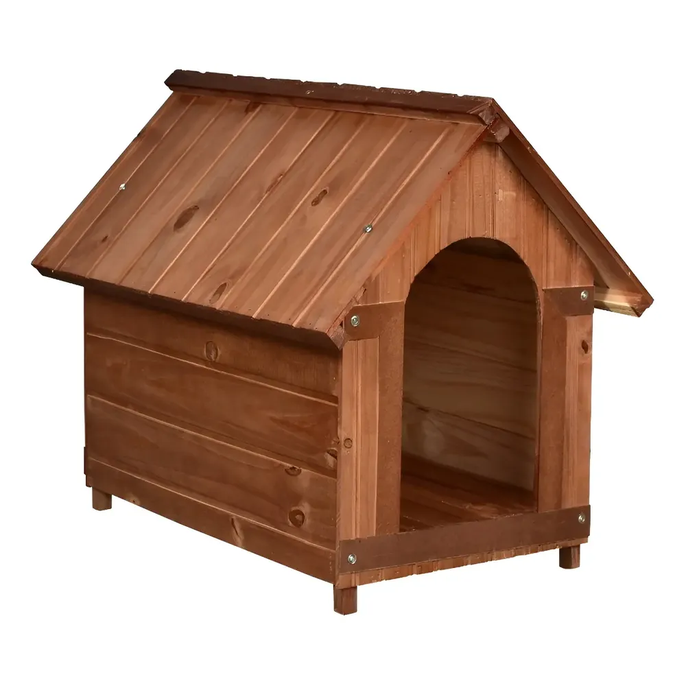 Casinha Cachorro Madeira Nº 03 Cor Casinha Envernizada