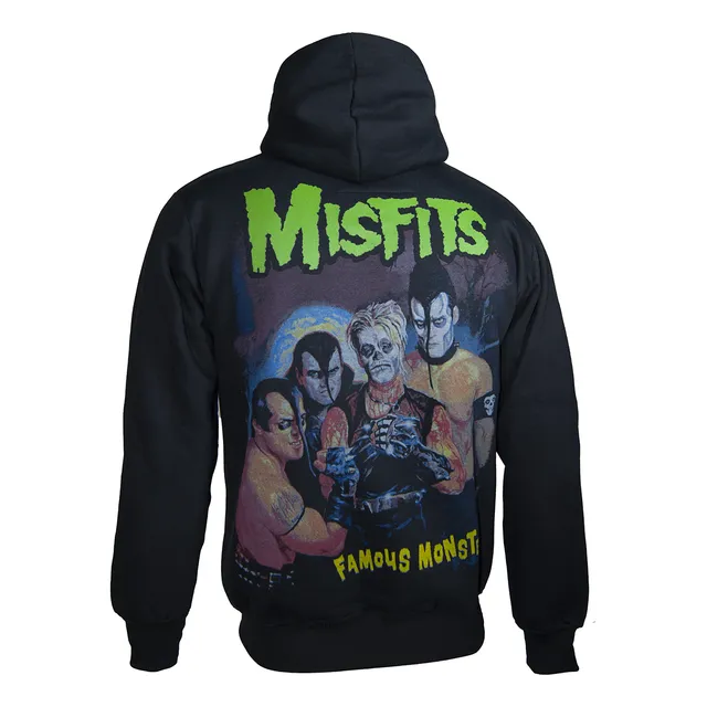 Misfits Buzo Canguro Algodon Premium Famous Monsters Punk