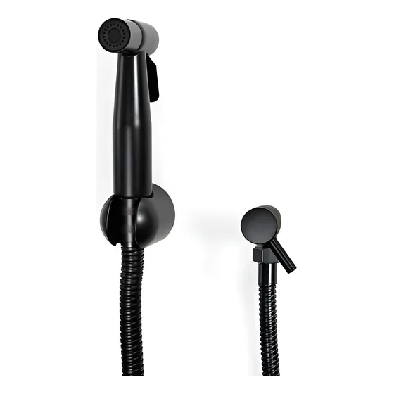 Ducha Higiénica Negra Metálica Monocomando Italomix Lh-3325