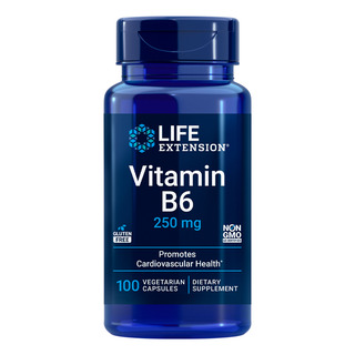Vitamina B6 250mg Life Extension 100 Capsulas Importado Vitamina B6 250mg Life Extension 100 Capsulas Importado