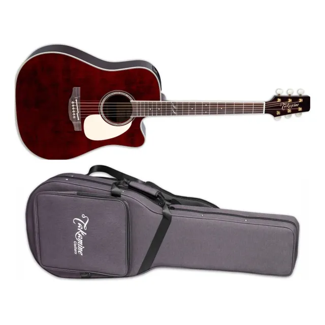 Takamine Jj325src Guitarra Electroacústica 6 Cdas Gloss Red