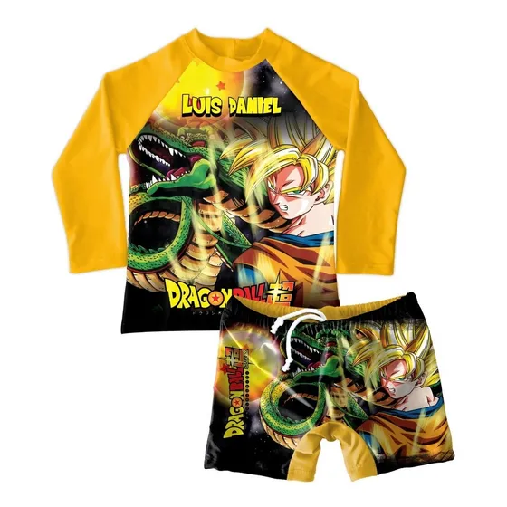 Conjunto De Traje De Baño Niño Dragon