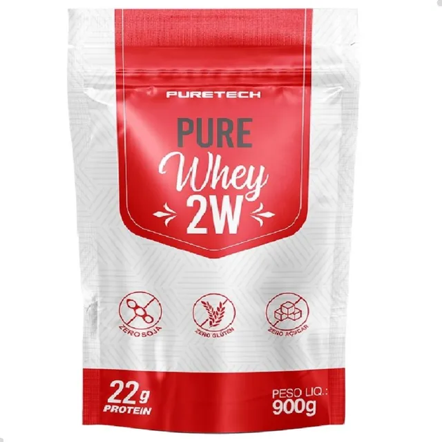 Whey Protein Pure 2w Refil 900g Puretech