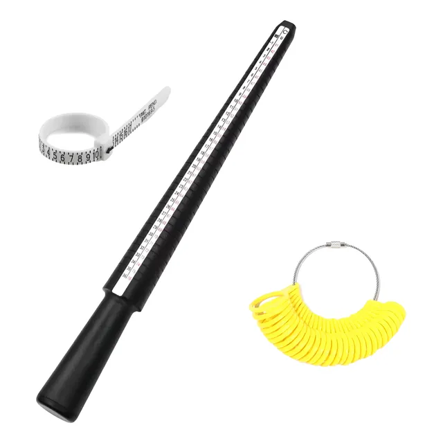 Medidor De Anillos Calibrador De Tallas Set  X3 Herramientas
