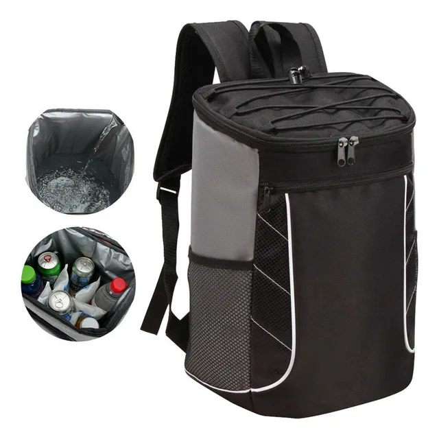 Mochila Hielera Térmica Impermeable Portátil De Camping 22 L