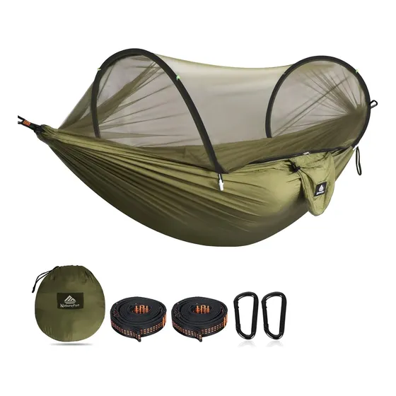 Hamaca De Camping Portátil Dobles E Individuales 