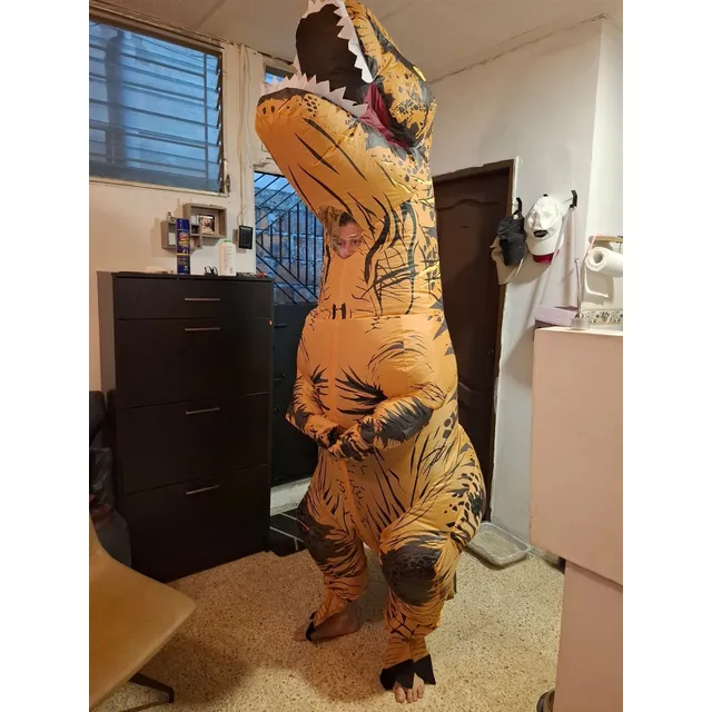 Traje De Dinosaurio Inflable