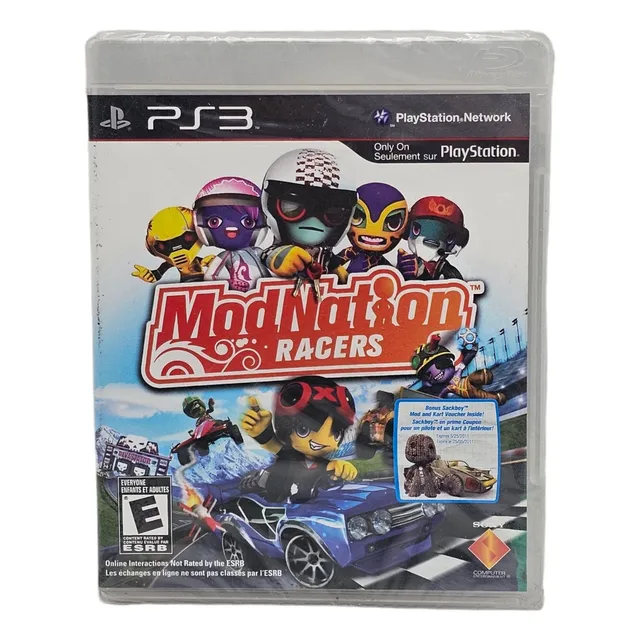 Modnation Racers Juego Fisico Playstation 3