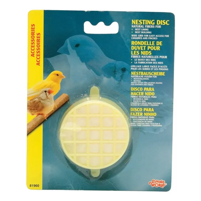 Living World Disco Con Material Para Nido Para Pajaros