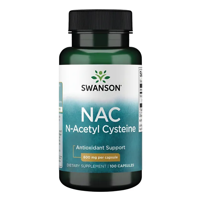 Nac ( N-acetil Cisteína ) Swanson 600mg Con 100 Cápsulas