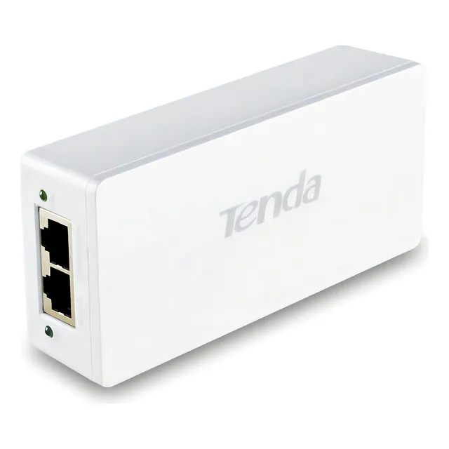 Power Inyector Gigabit Poe Tenda 100 Metros 30w Poe30g-at