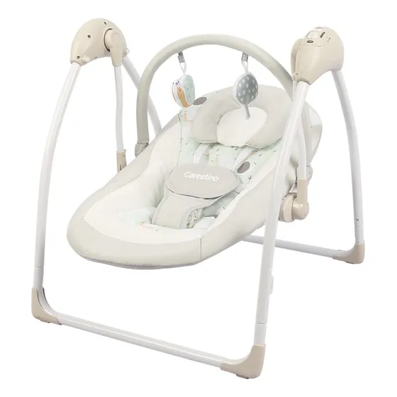 Silla Mecedora Electrónica Para Bebé Carestino Color Verde Agua