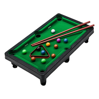 Mini Mesa De Billar Portátil Con 2 Palos, Juego De Bolas Mini Mesa De Billar Portátil Con 2 Palos, Juego De Bolas