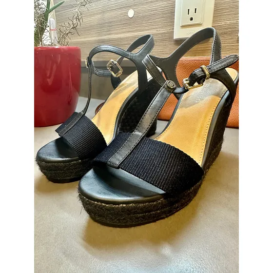 Sandalias Tommy Hilfiger Para Mujer, Color Azul, Talla 38