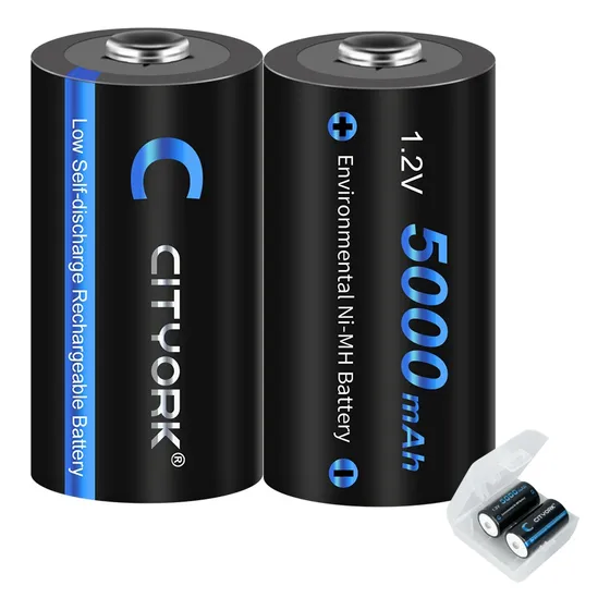 Pilhas Recarregáveis Tipo C De 1.2v Baterias Lr14 5000mah