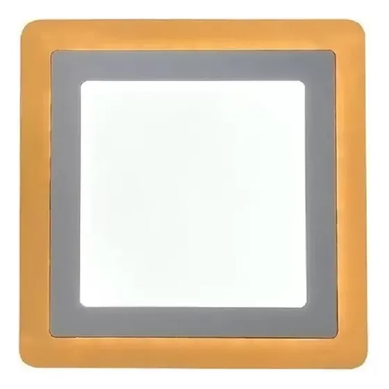 Kit 3-luminaria Embutir Quadrada 3 Estagio De 24w -tascribra