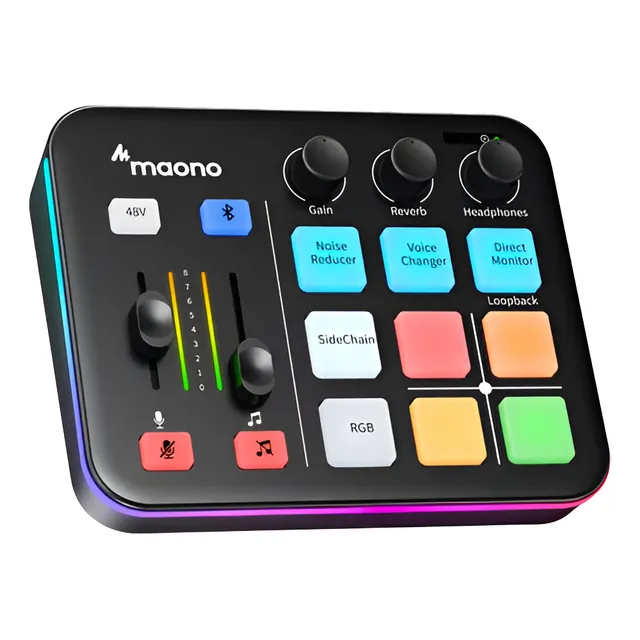 Interfaz Audio Streaming Gamer Maono G1 Neo