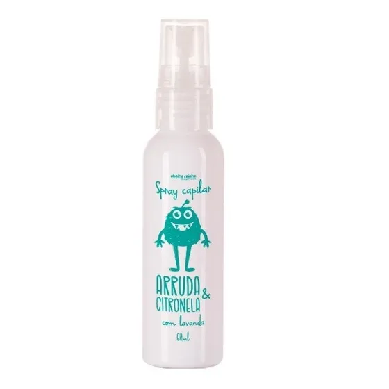 Spray Capilar Contra Piolho Arruda, Citronela E Lavanda 60ml