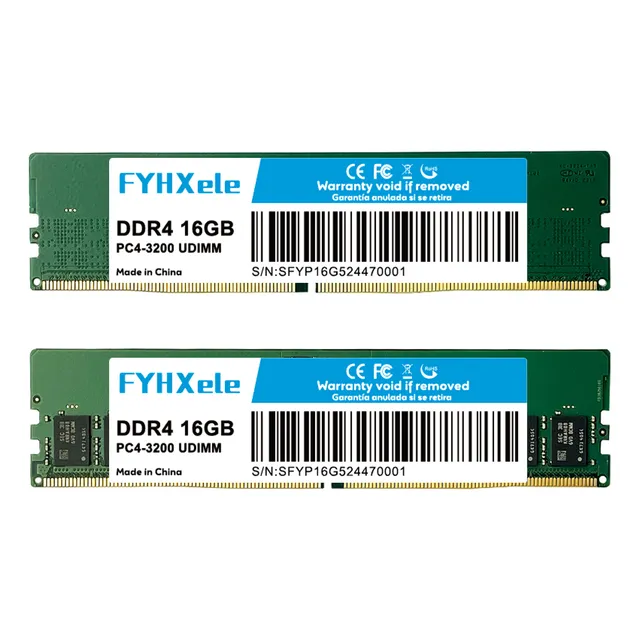 Memoria Ram Ddr4 1×16gb 3200mhz Udimm Pc4 Fyhxele
