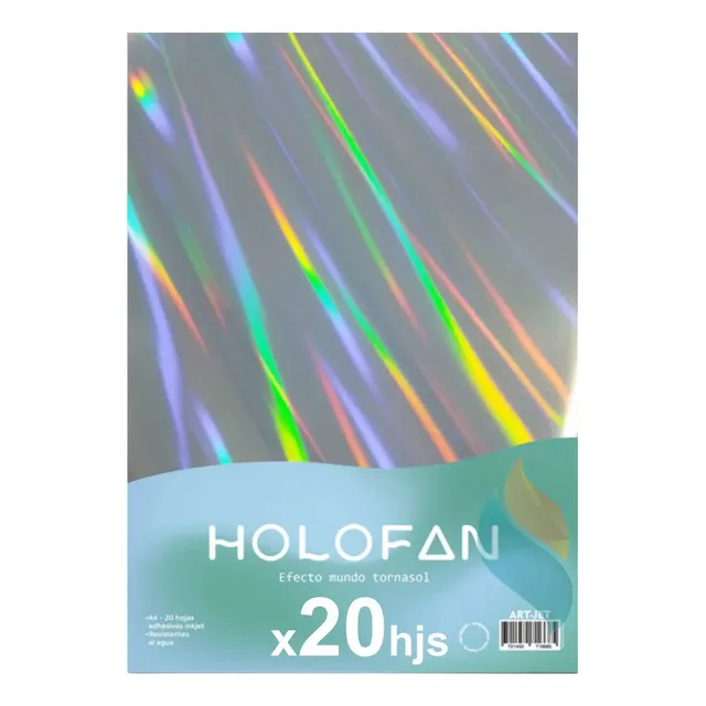 Holofan Efecto Mundo Tornasool X 20 Hojas