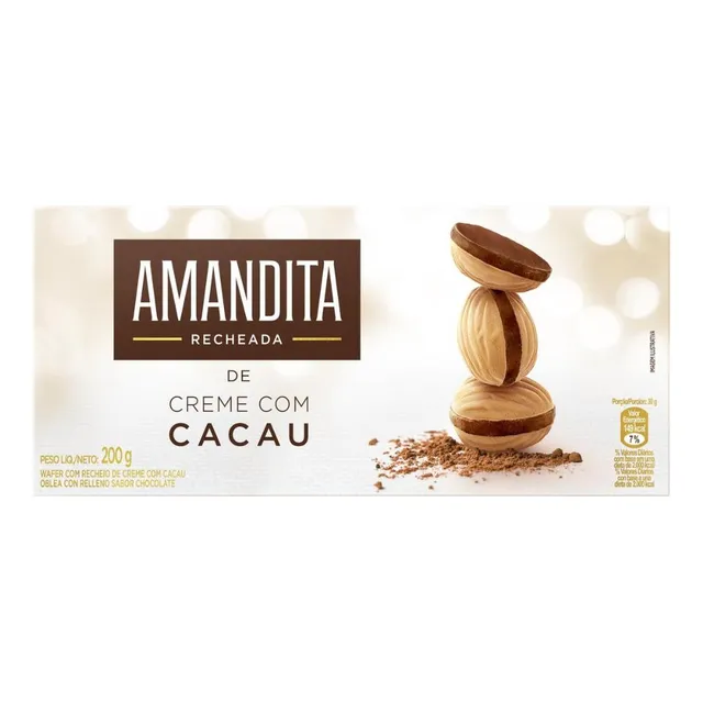 Amandita Lacta De Chocolate Caixa 200g