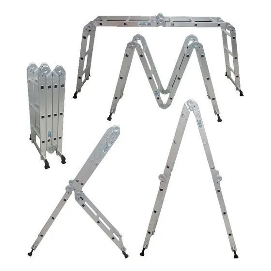 Escalera Aluminio Articulada 4x4 16 Escalones