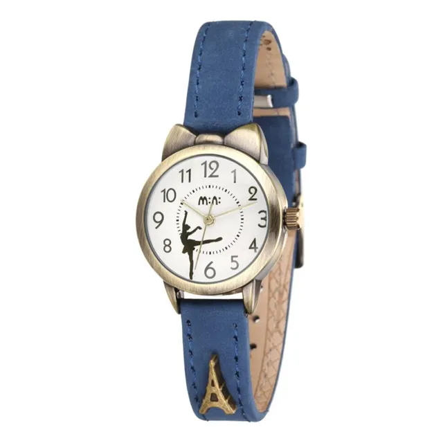 Vestidos De La Niña De Cuero Suave Relojes - Fq234 Yjyw7