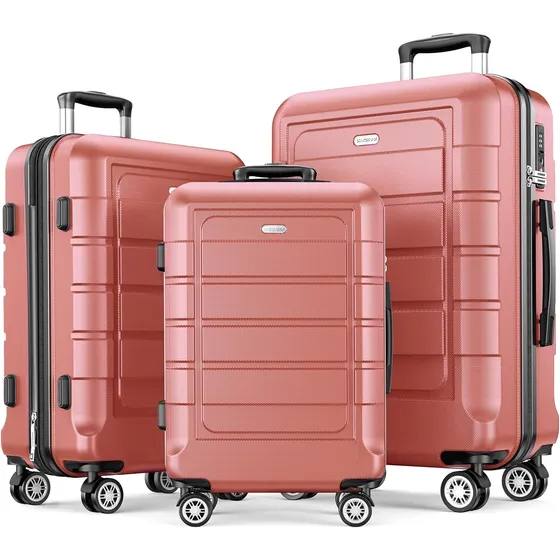 Conjuntos De Maletas Showkoo Expandibles 3pcs Con Ruedas Dob