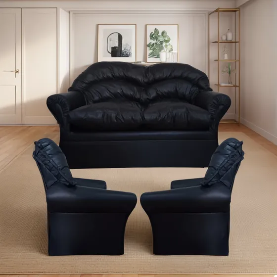 Sofa De 2 Cuerpos + 2 Sillones Individuales De 1 Cuerpo Ofer
