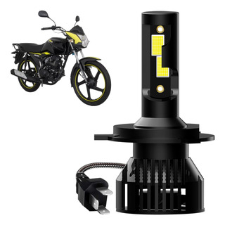 Foco Led H4 Moto Italika Ft150 Ts 11000lm Motocicleta Luces Foco Led H4 Moto Italika Ft150 Ts 11000lm Motocicleta Luces