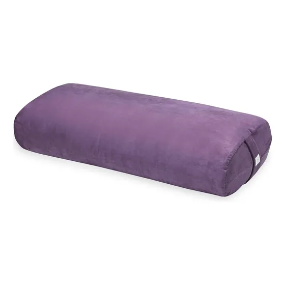 Gaiam Yoga Bolster - Almohada De Meditación Larga Y Rectangu
