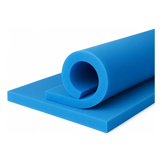 Lámina De Goma Espuma Azul De 1 Pulgada / 2m X 1m Tapicería