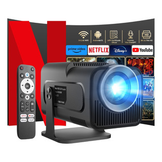 Netflix Oficial, Proyector Android 13 Full Hd 1080p 8k Wifi Netflix Oficial, Proyector Android 13 Full Hd 1080p 8k Wifi