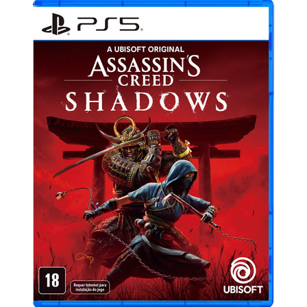 Jogo Ps5 Assassin's Creed Shadows Mídia Física Jogo Ps5 Assassin's Creed Shadows Mídia Física