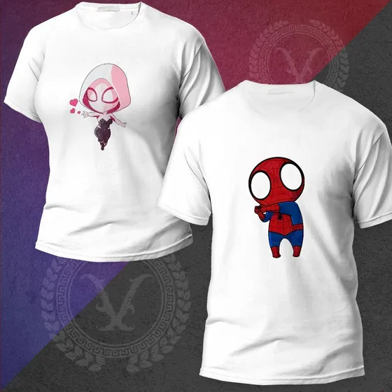 Camisetas Para Parejas (2 Unidades)