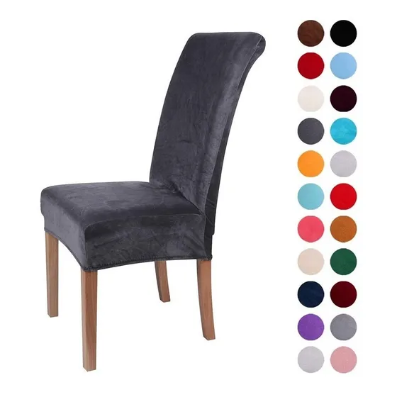 Pack De 6 Fundas De Silla Terciopelo Comedor // Jocker