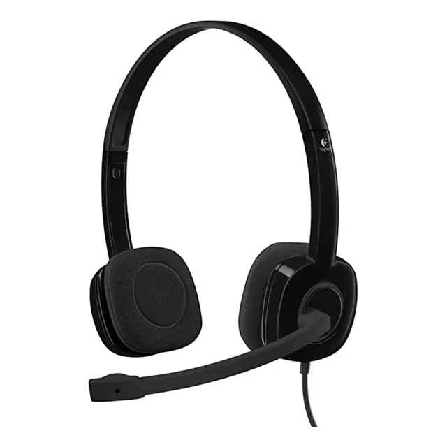 Headset Alámbrico Marca Logitech Modelo H151 Con Micrófono