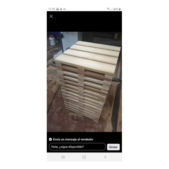 Pallet Tipo Deck De 0.40 X 0.40 Cm