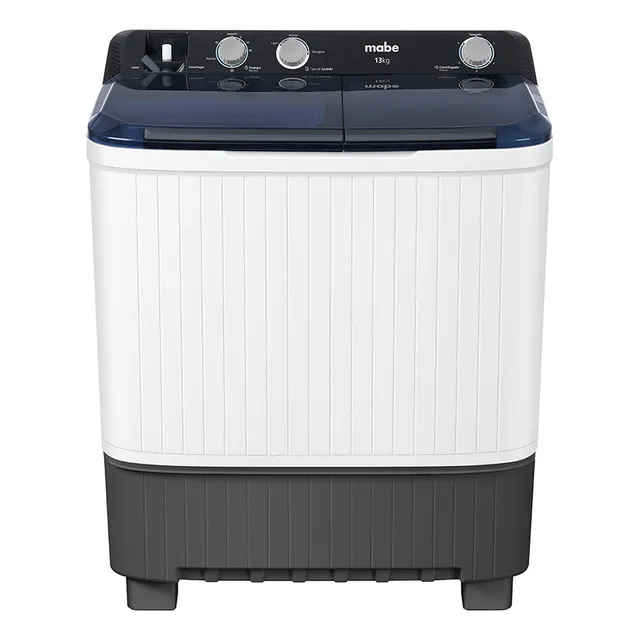 Lavadora Semiautomática 13 Kg Doble Tina Mabe Lmdx3123hbab0 Color Blanco