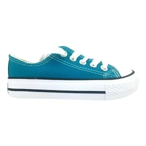 Zapatillas De Lona Para Niños Sin Caña Varios Colores Y Mode
