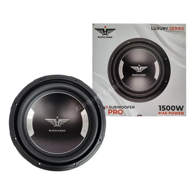 Subwoofer Black Hawk 12 1500w Luxury Series Bh-sw12lj
