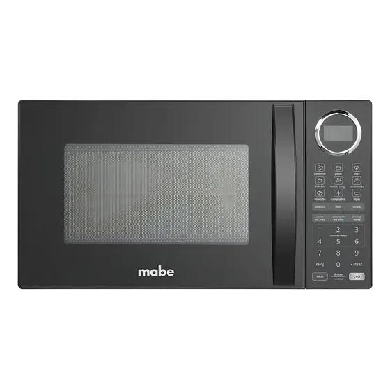 Horno De Microondas Mabe HMM09NJ 25L 0.9 p3 Negro Electrico De Mesa Estante Plato