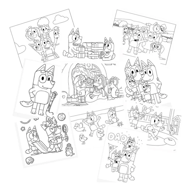Kit Imprimible De 100 Imágenes Para Colorear