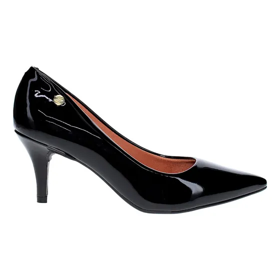 Stilettos Negros Brillantes Mujer Vizzano Taco 7cm