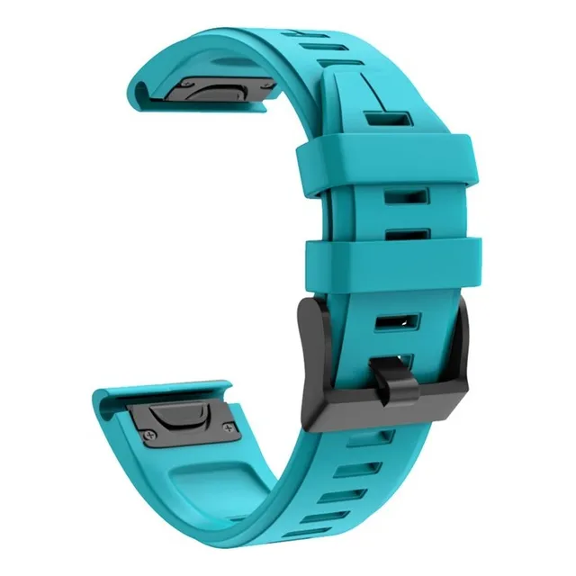 Correa Compatible Garmin Fenix 6/6pro 5/5plus 22mm Turquesa Ancho De La Correa 2.2 Cm