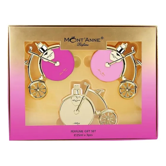Mont'anne Parfums - 3x 25ml