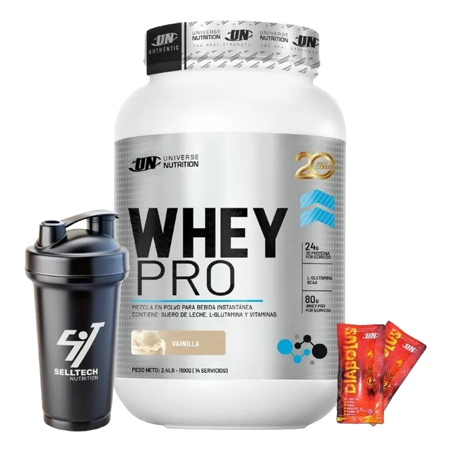 Proteína Universe Nutrition Whey Pro 1.1kg Chocolate +shaker