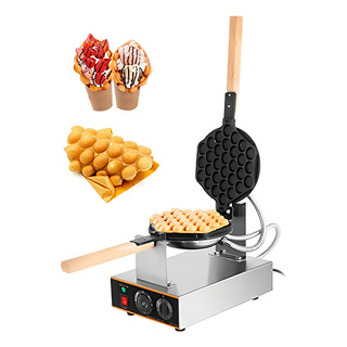 Máquina De Waffles Burbuja Comercial Vevor, 1400w Con 2 Pans Máquina De Waffles Burbuja Comercial Vevor, 1400w Con 2 Pans