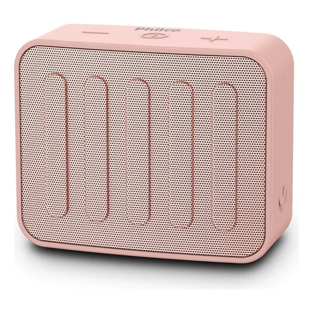 Caixa De Som Buetooth Go Speaker Pbs10btrg 10w Rosa Philco 127/220V
